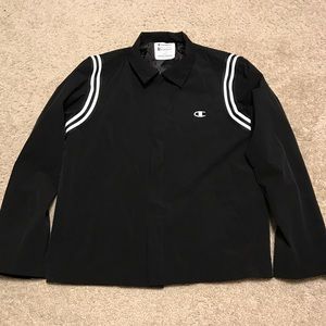 wood wood x champion coach jacket